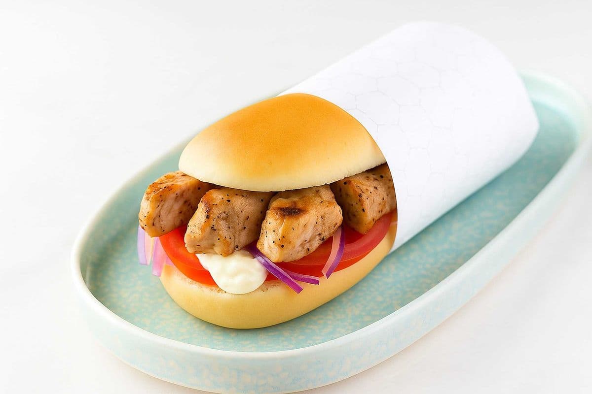 NEW - Pork Souvlaki on a bun