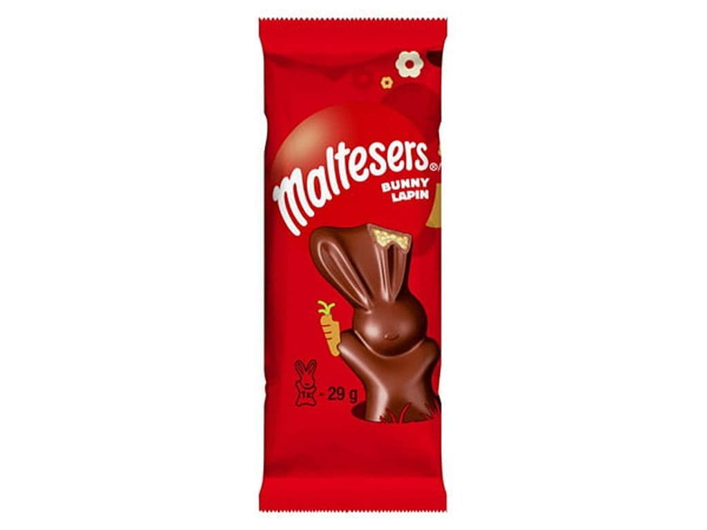 Maltesers Bunny UK Milk Chocolate Coated Crunchy Malt Snack 29g