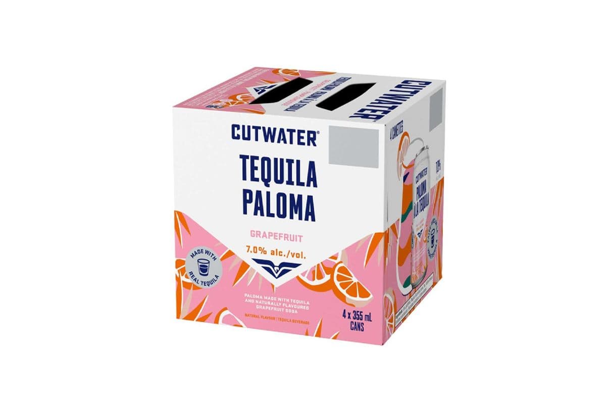 113877. CUTWATER TEQUILA PALOMA (4 x 355ML (CANS))