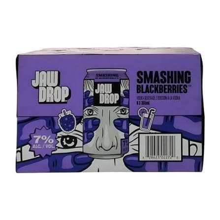 JAW DROP SMASHING BLACKBERRIES 6 CAN (6 x 355ML)