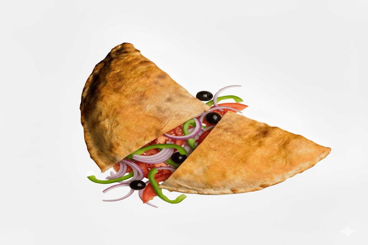 Veg Calzone (Extra Large)