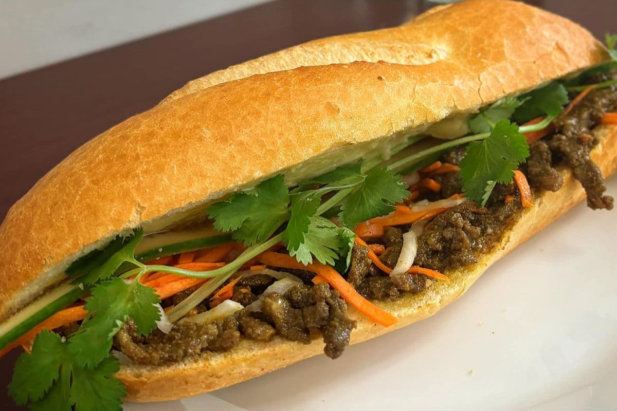 Sandwich au boeuf au cari / Beef Curry Sandwich