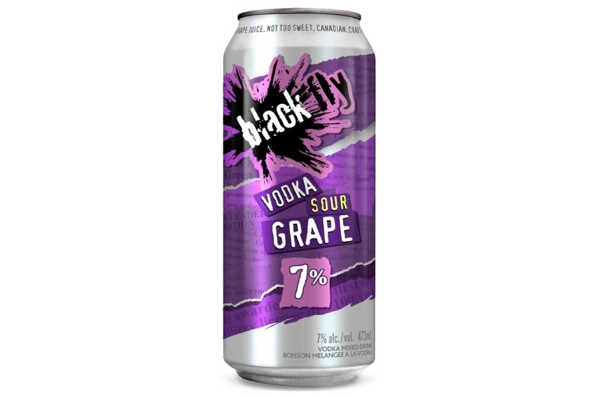 BLACK FLY SOUR GRAPE 473ML (1 x 473ML)