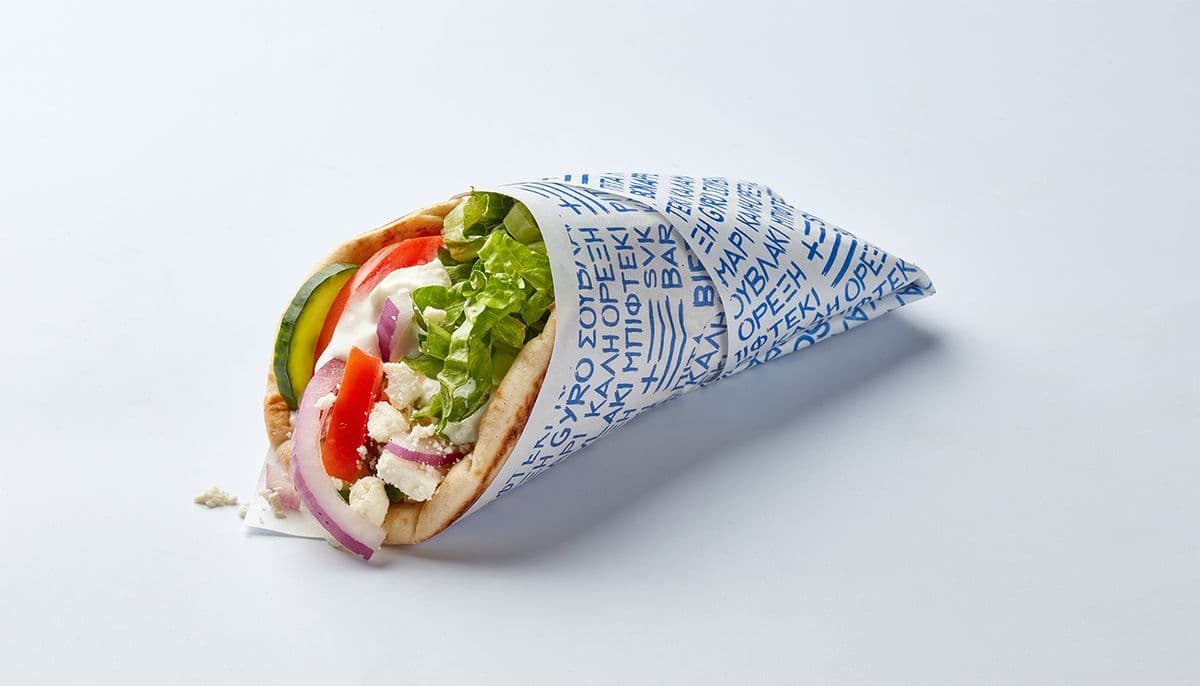 Pita végétarien avec feta / Vegetarian Pita with Feta
