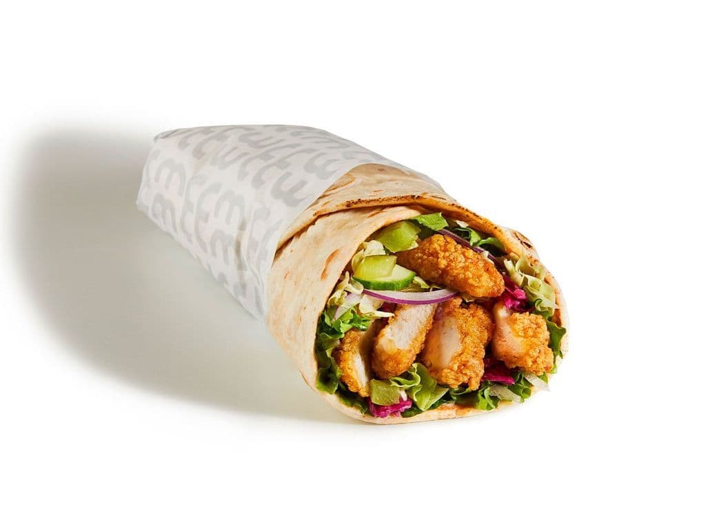 Chicken Schnitzel Wrap