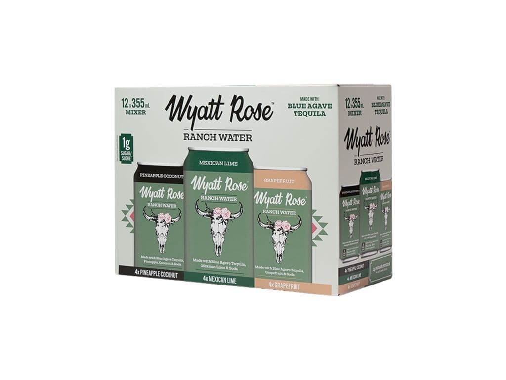 Wyatt Rose Ranch Water Mixer Pack (12x355ml)