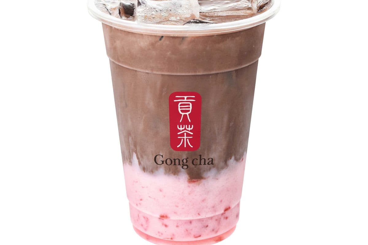 Strawberry Chocolate Earl Grey Milk Tea