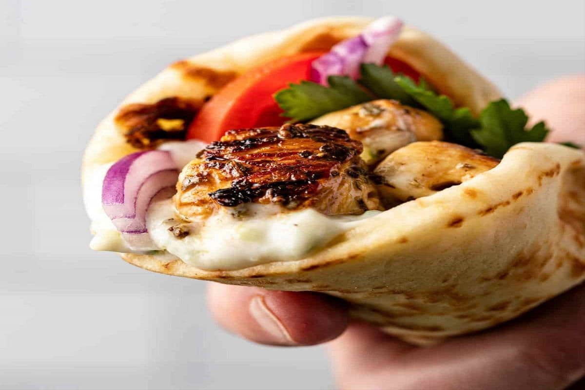 Chicken Souvlaki Wrap