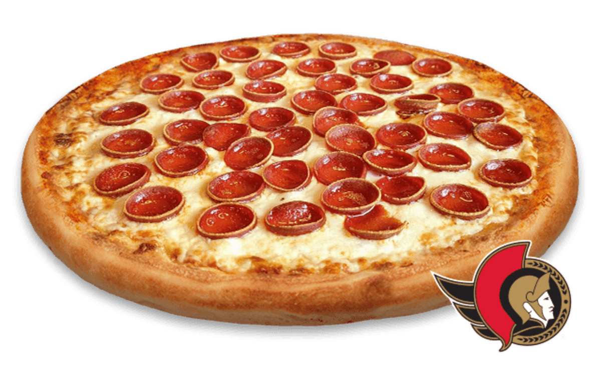 Large (15") Ottawa Senators Pizza