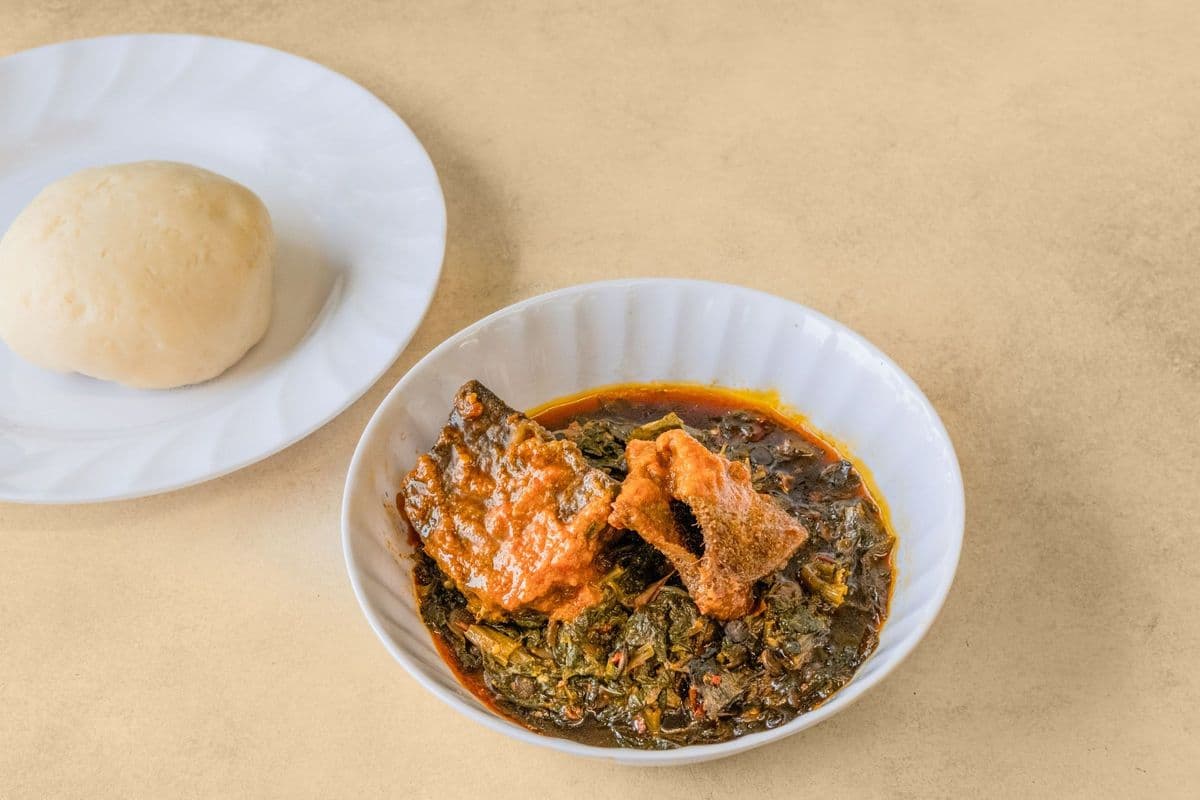 Efo Riro Stew with Assorted