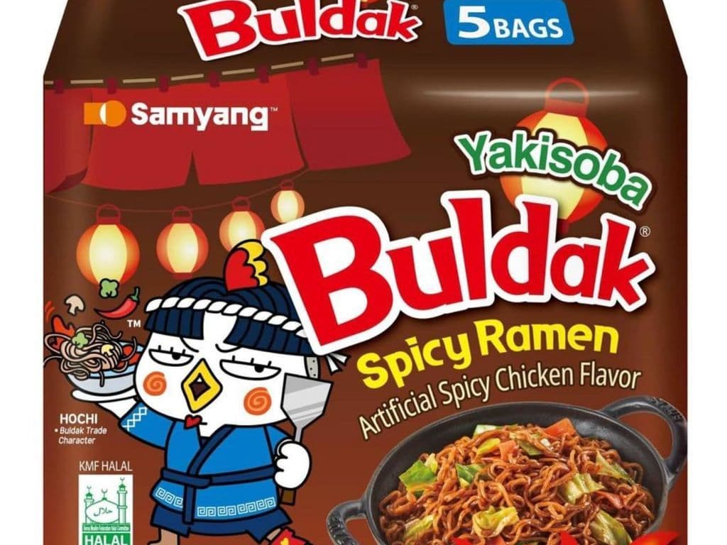 Samyang Buldak Yakisoba Hot Chicken Flavor Ramen (5 Pack)