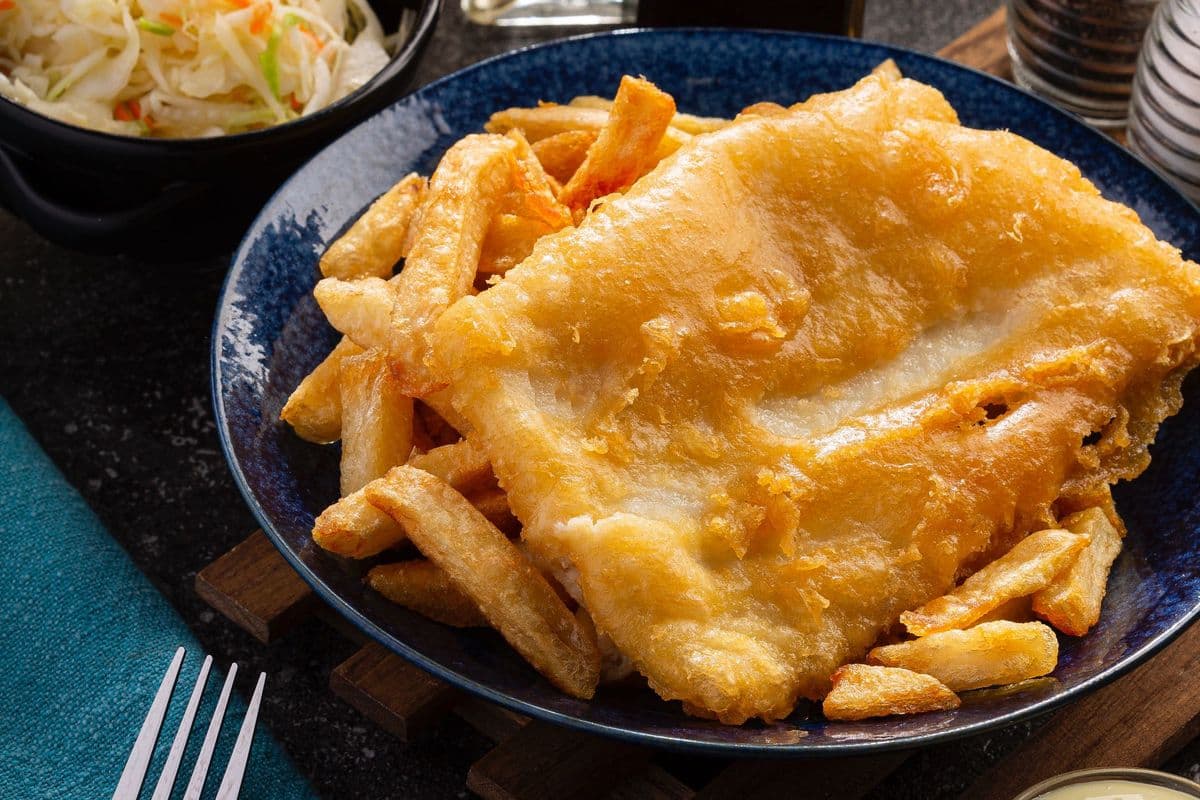 Halibut and Chips