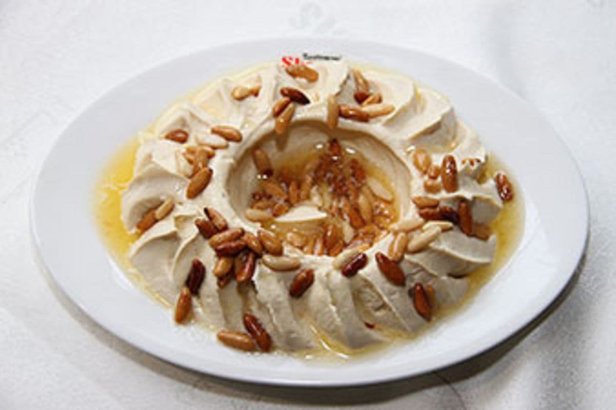 Hummus with Pine Nuts