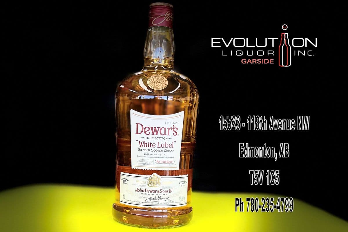 Dewar's White Label Scotch Whisky 1750G (1 x 1.75L Glass Bottle)