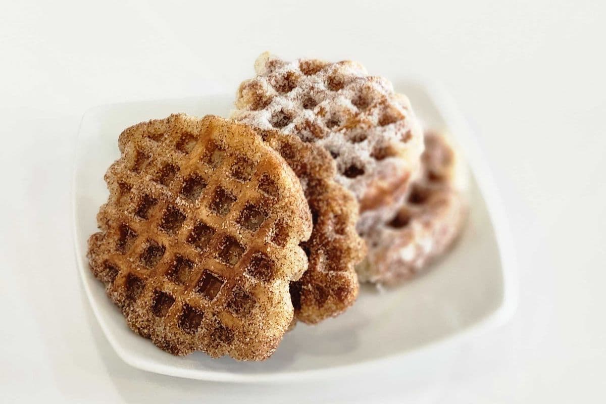 3pcs Cinnamon Sugar mini CROFFLES