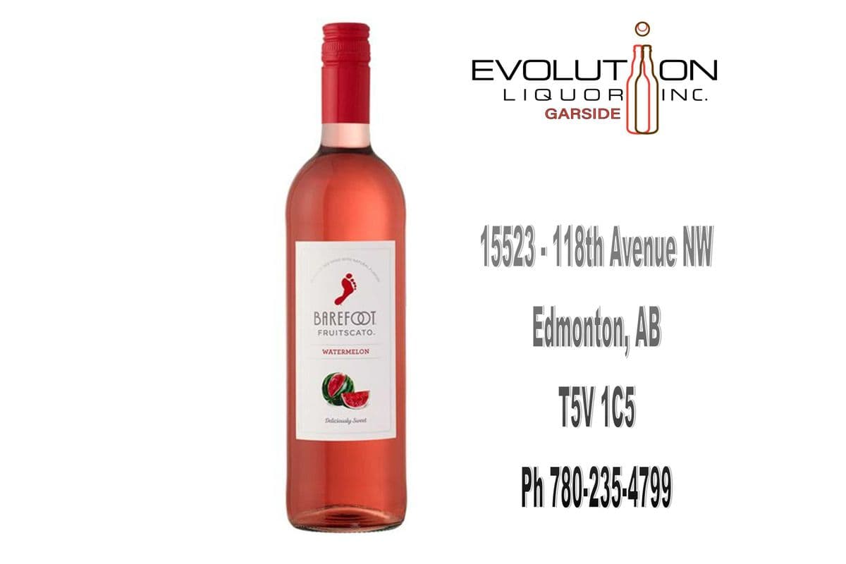 Barefoot Fruitscato Watermelon 0750G (1 x 750ml Glass Bottle)