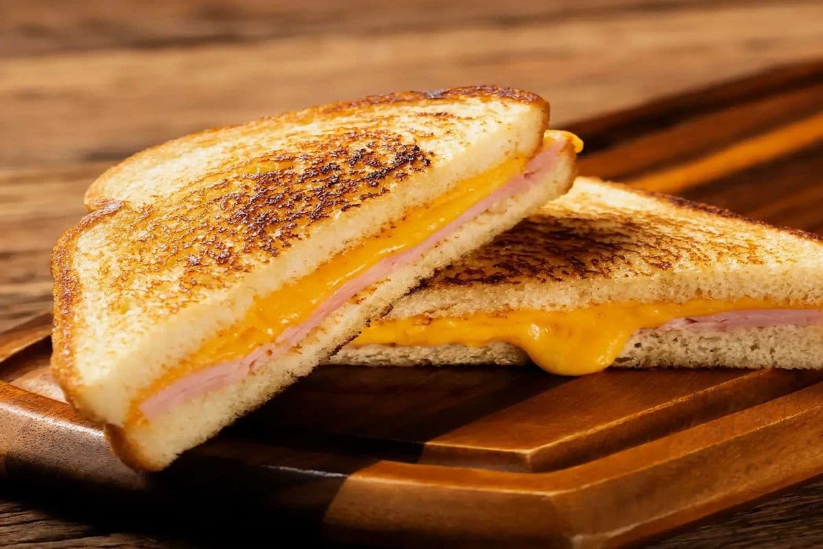 Grilled Ham and Cheese Sandwich