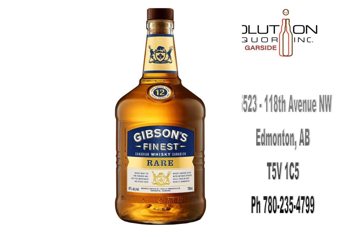 Gibson's Finest Rare 0750G (1 x 750ml Glass Bottle)