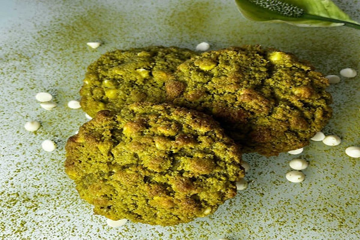 Matcha White Chocolate Chip Cookies