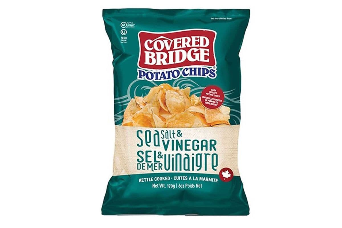 Covered Bridge Chips - Salt & Vinegar (170G)