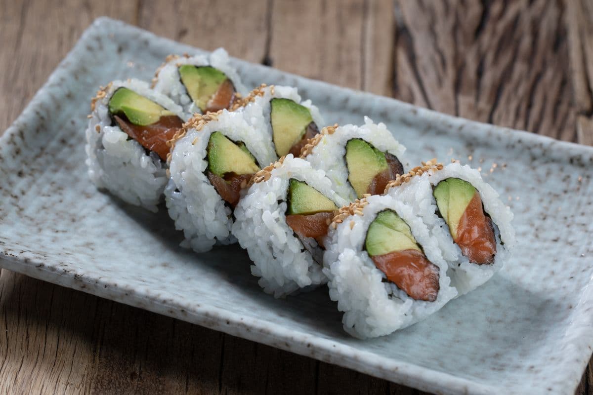 E10. Salmon Avocado Roll