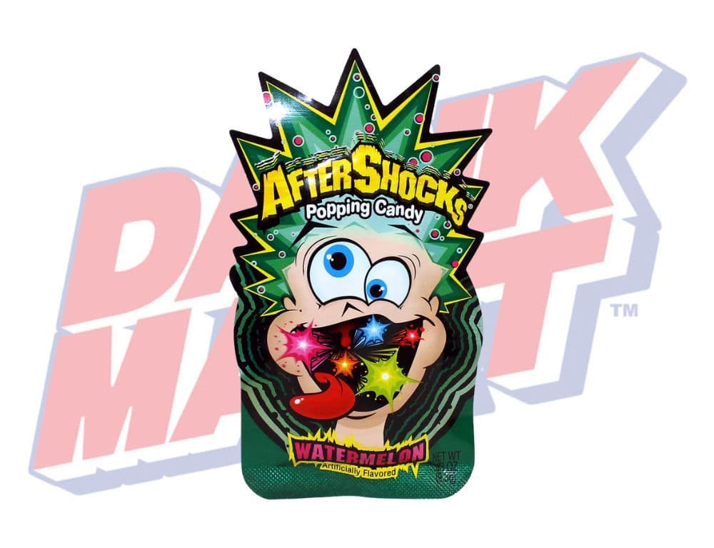 Aftershocks Popping Candy Watermelon - 0.33oz