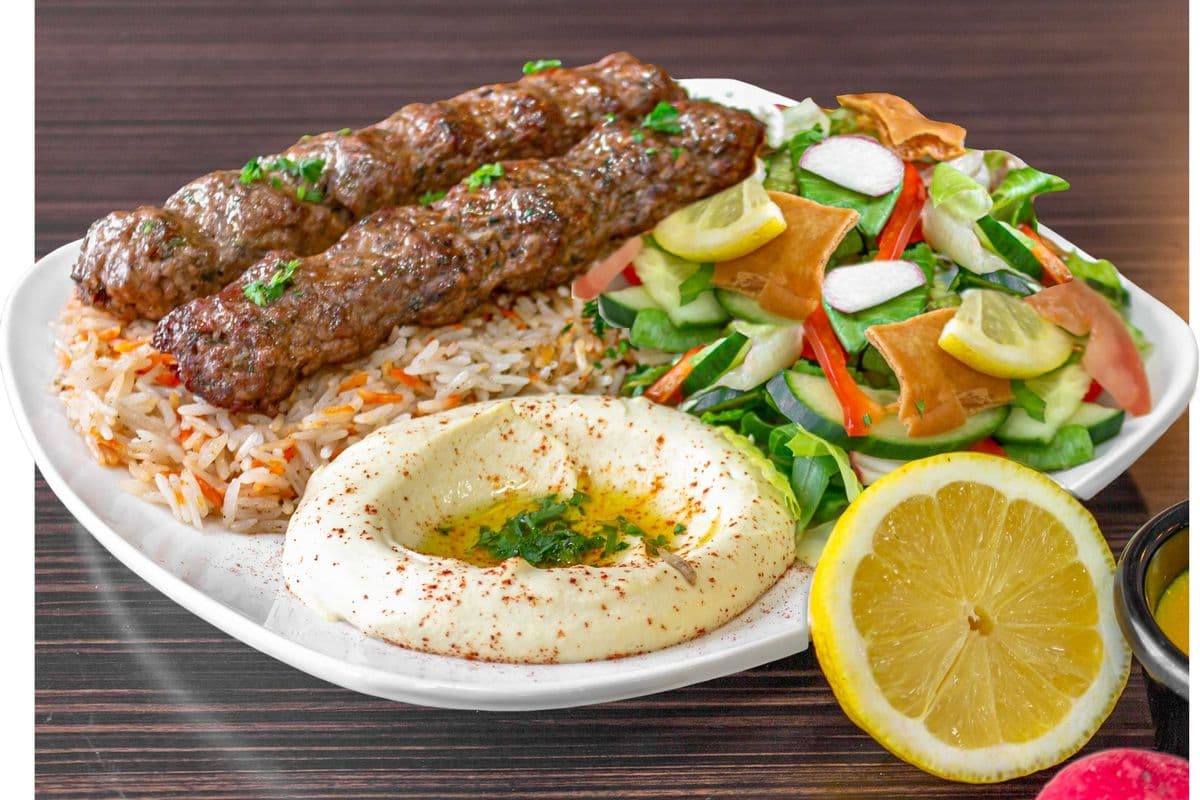 Beef Kebab Plate