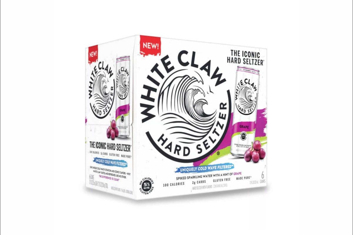 White Claw Grape 6 Can (6 x 355ml)