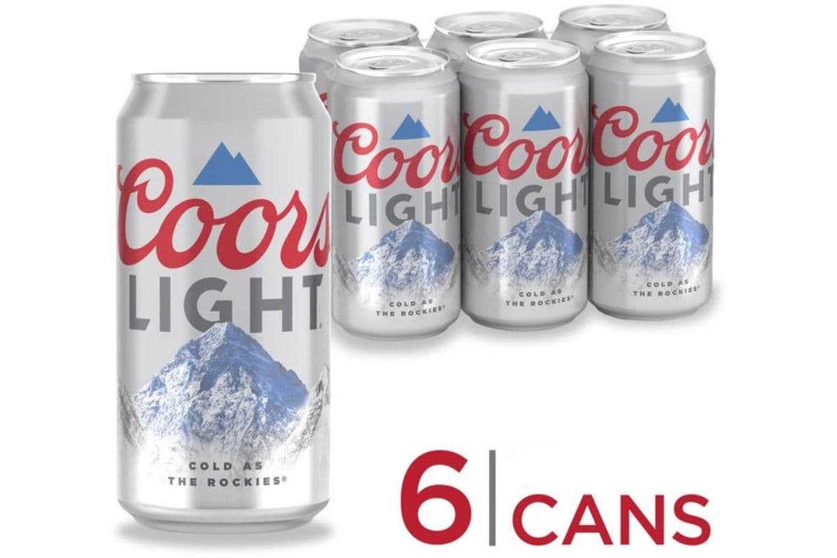 Coors Light (6 Cans) (6 x 355 mL)