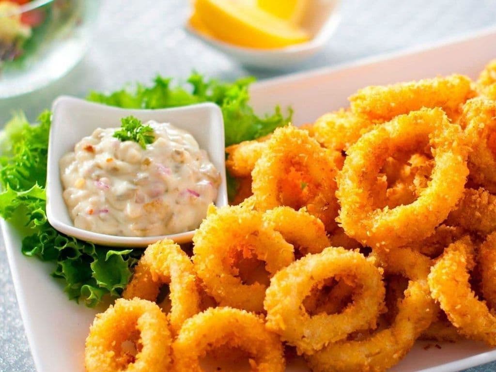 Fire Dusted Calamari