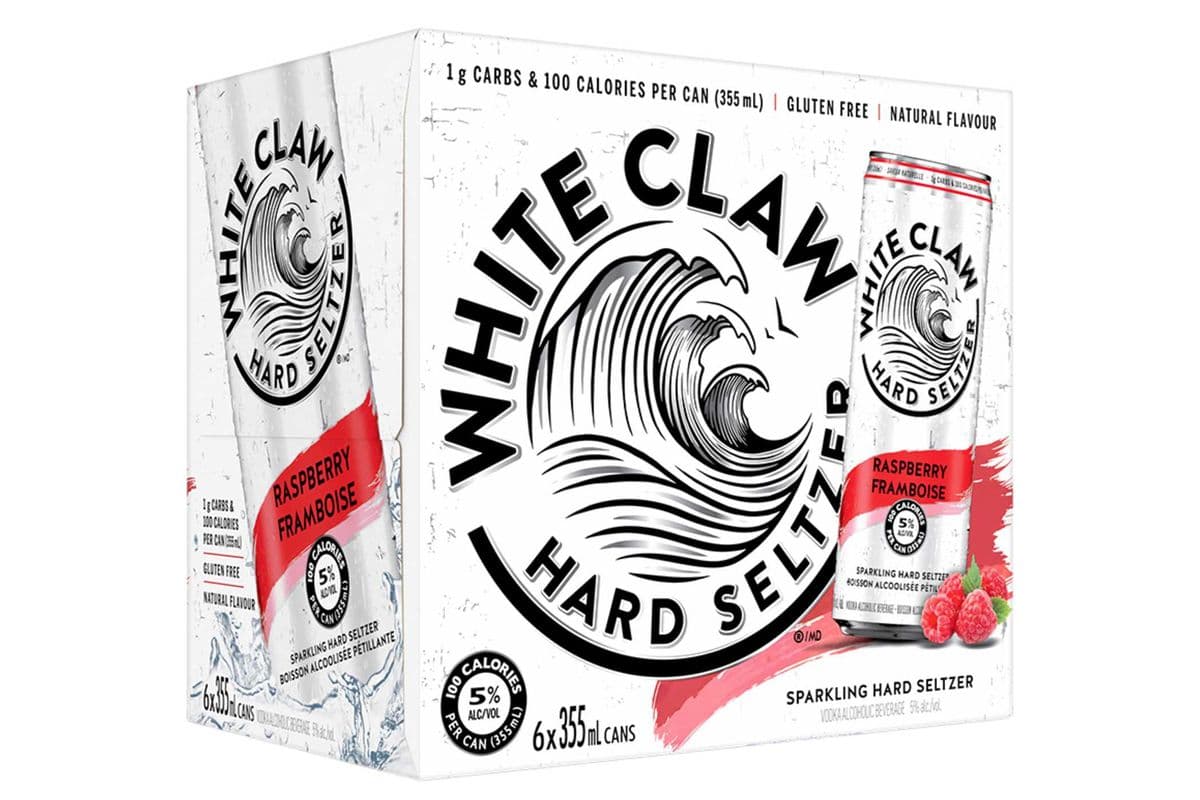 White Claw Raspberry (6 x 355 ml Cans)