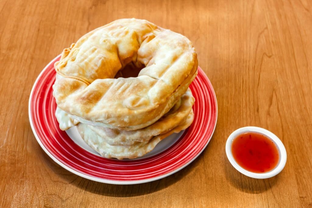 Green Onion Cake Two Pieces