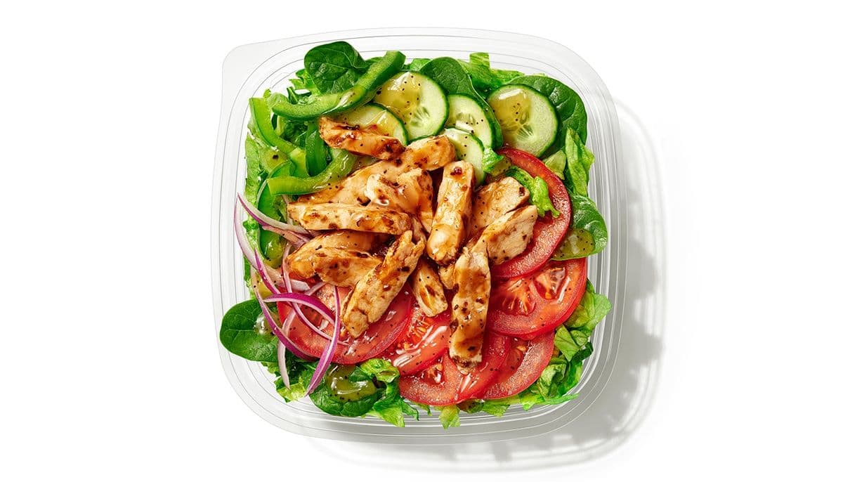 Sweet Onion Chicken Teriyaki (Salad)