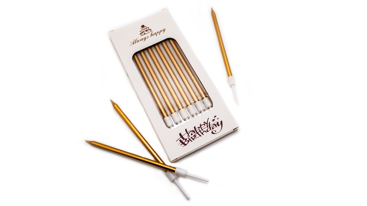 Gold Candles (box of 6)