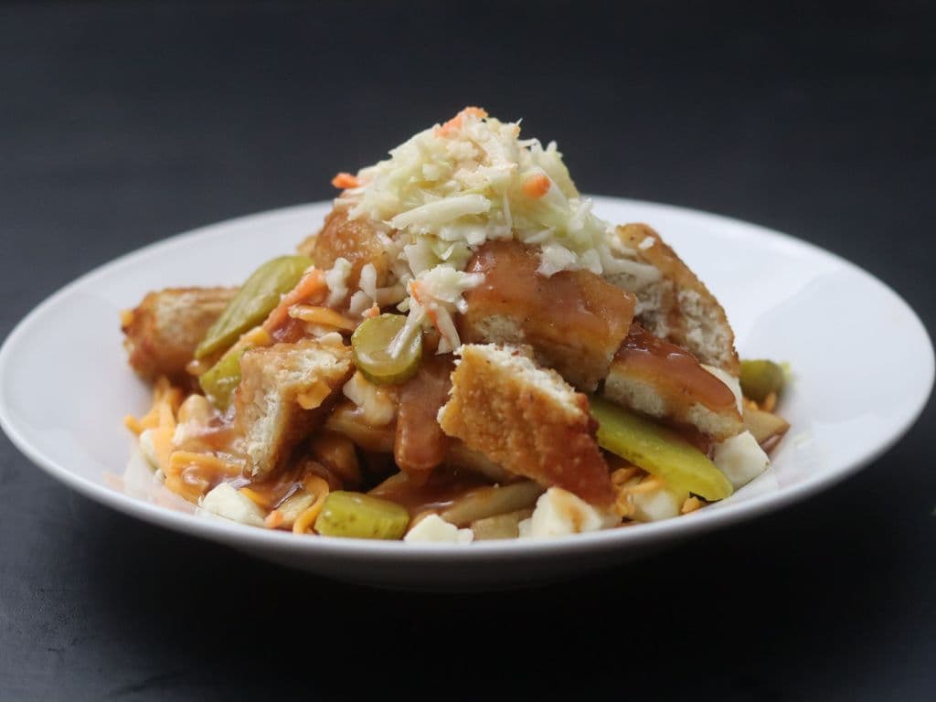 *POUTINE POULET CROUSTILLANT