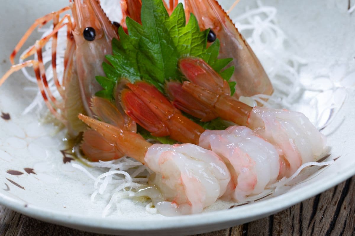 B13. Botan Ebi Sashimi
