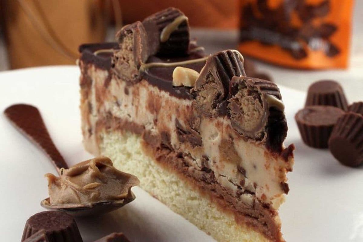 Reese Peanut Butter Blondie Cake
