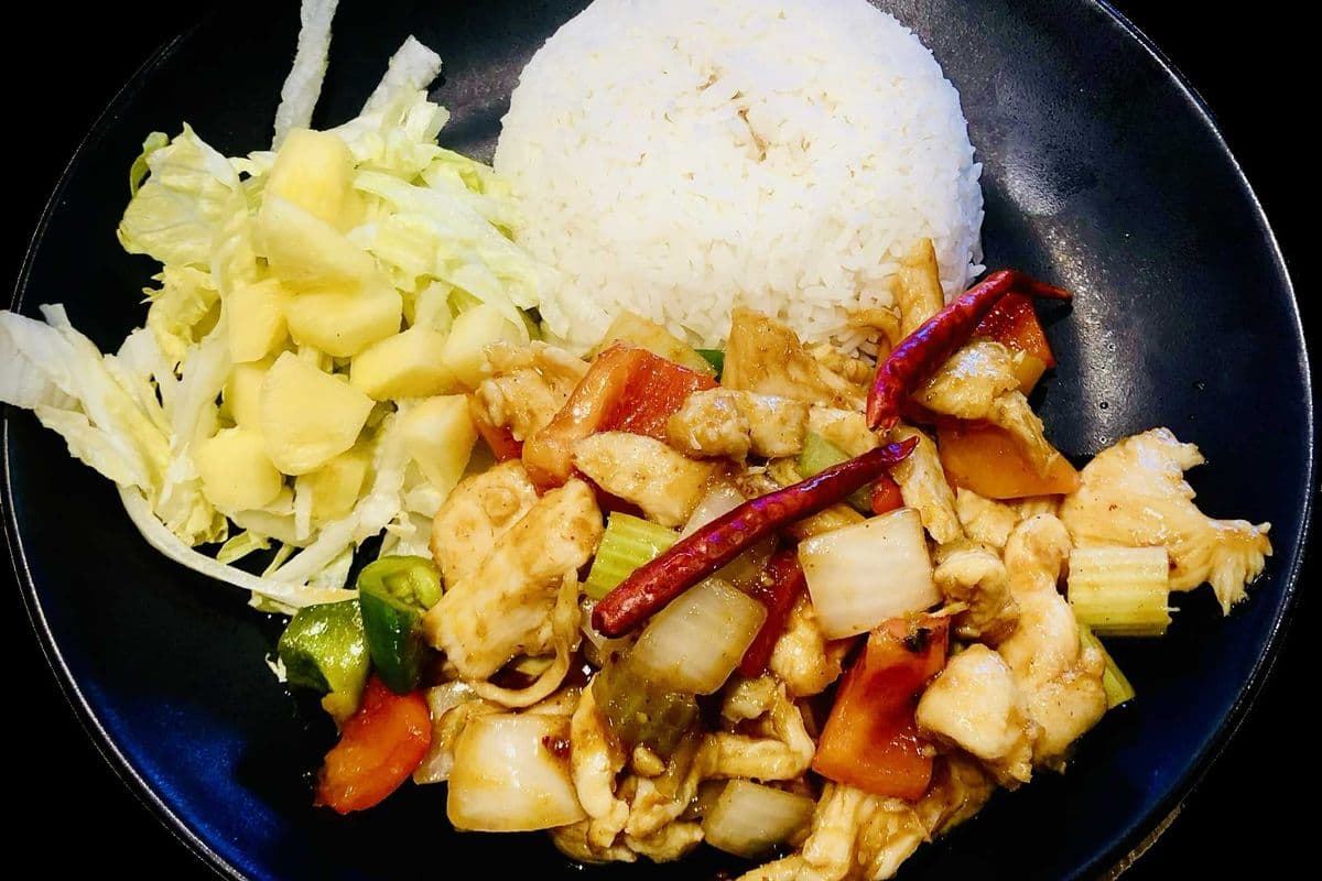 40. Vegan Chicken with Sweet-and-Sour Sauce or Szechuan Ginger Sauce
