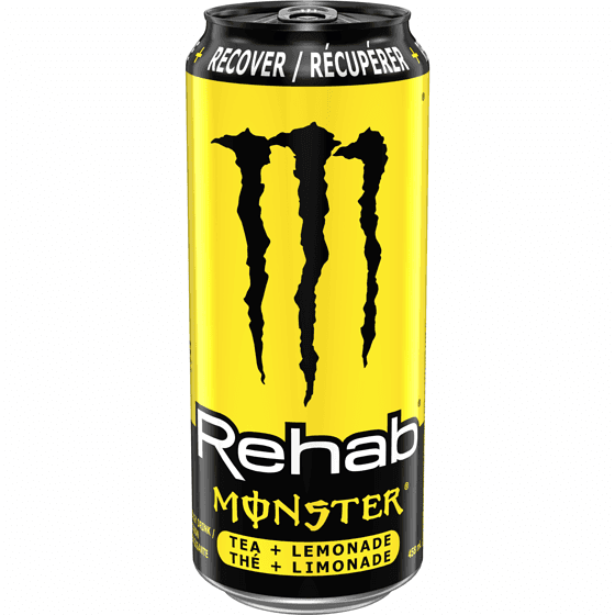 Monster Re Hab Boisson Énergisante Thé et Limonade 458mL /Monster Re Hab Energy Drink Tea + Lemonade 458ml