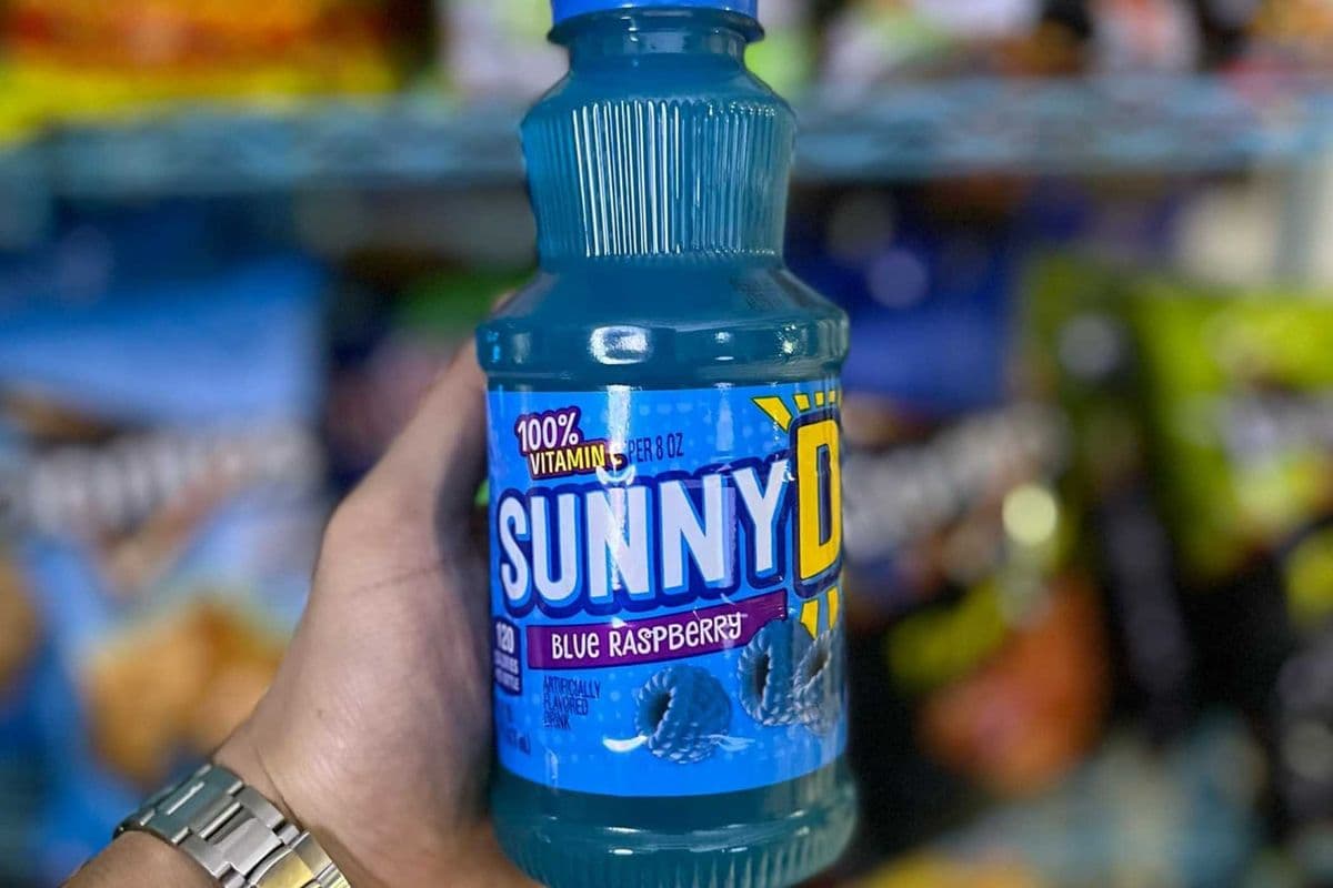 (UK) SUNNY D BLUE RASPBERRY🫐🍹 - 473ML