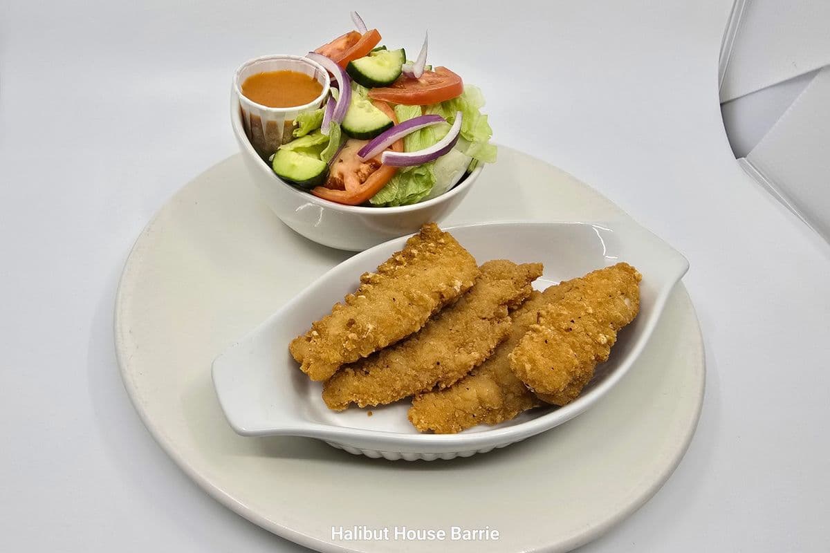 Chicken Fingers (4 pcs) & Garden Salad
