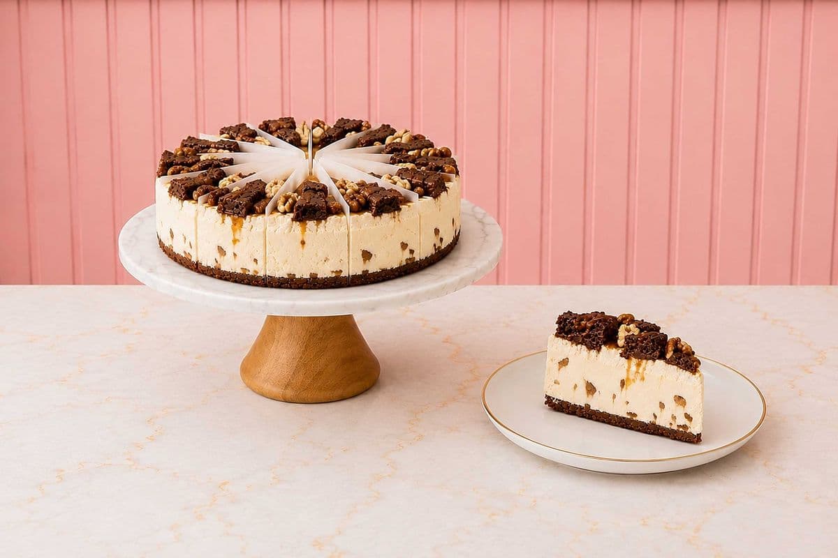 Gluten Free Turtle Cheesecake