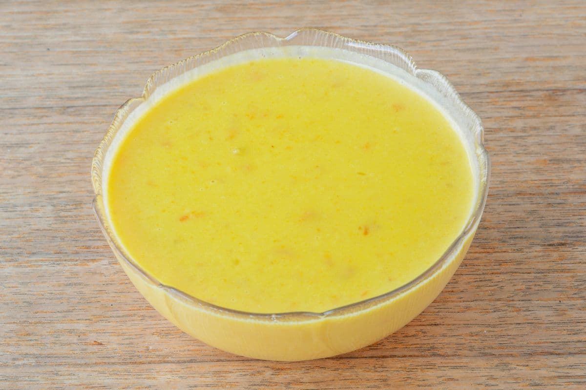 Carrot Ginger Coconut Soup (one bowl)
