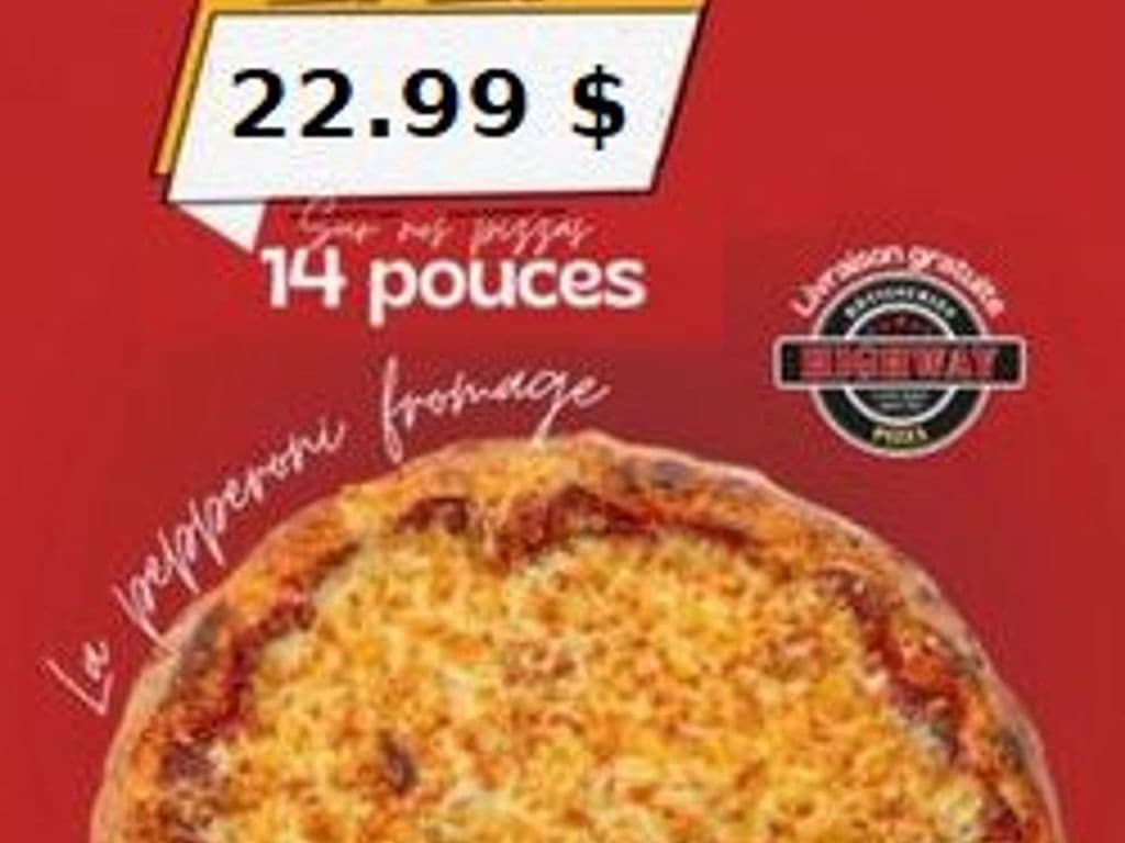 PIZZA 14 POUCES