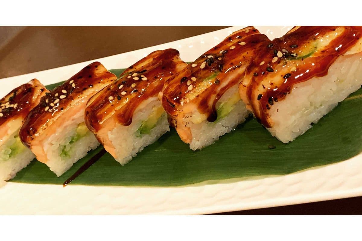 Salmon Belly Oshi