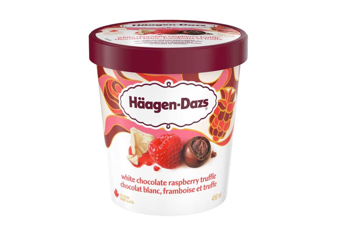 Hägen-Dazs White Chocolate Raspberry Truffle (450 ml)