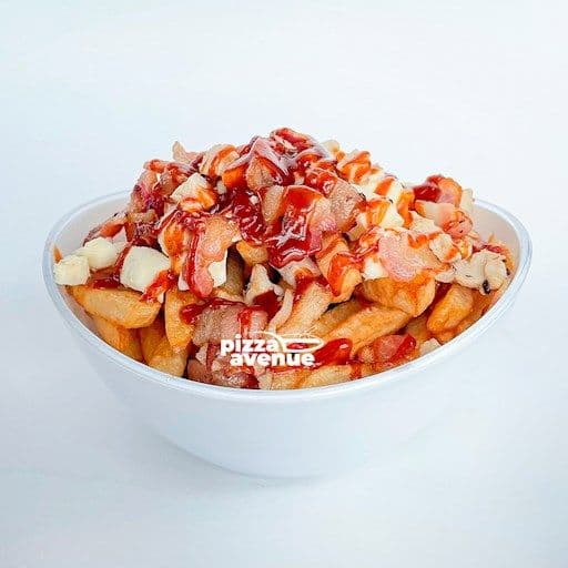 Petite Poutine poulet bacon BBQ