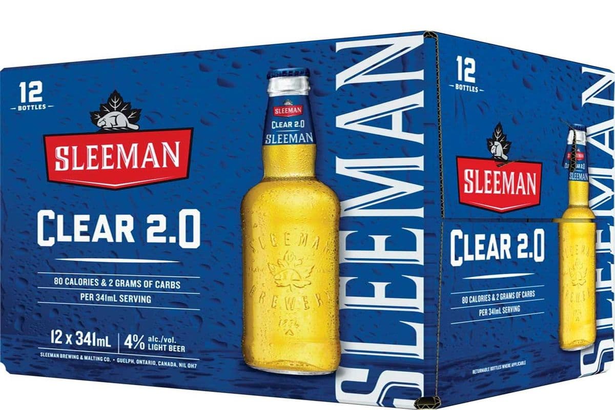 Sleeman Clear 2.0 12 BOTTLES (12 x 341ML)