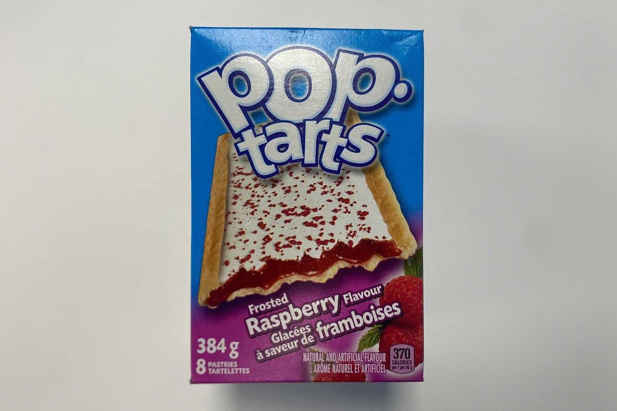 Poptarts Raspberry (384g) (370 Cal)