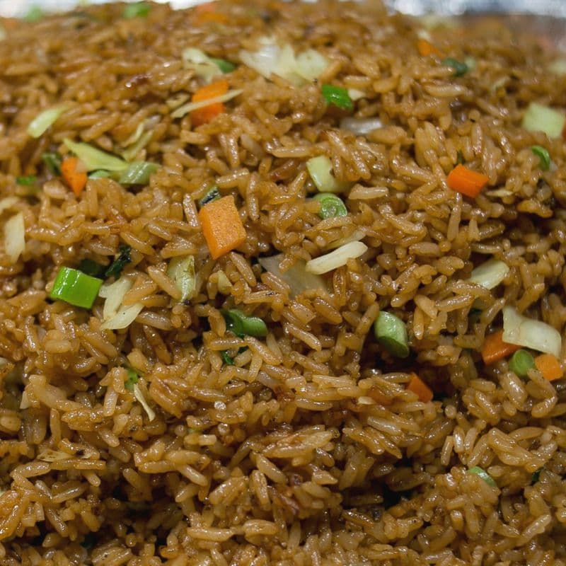 Vegetable Fried Rice (No Egg)